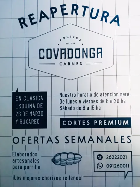 Frente de Carnicería Covadonga