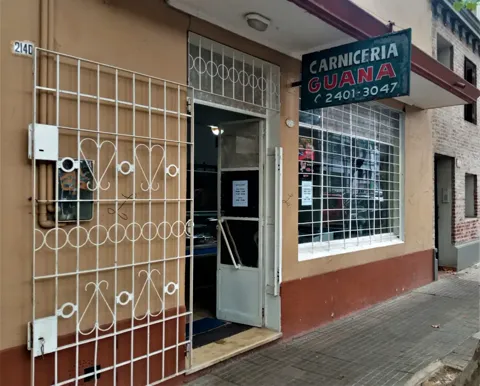 Frente de Carniceria Guana