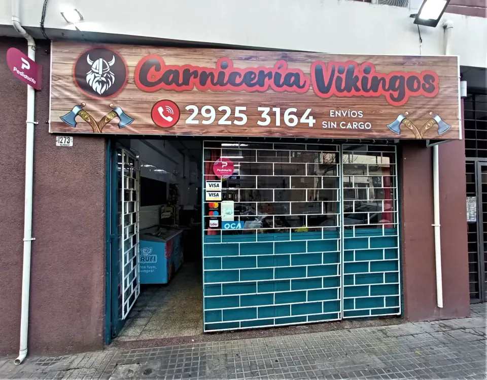 Frente de Carnicería Vikingos en Valparaíso 1273